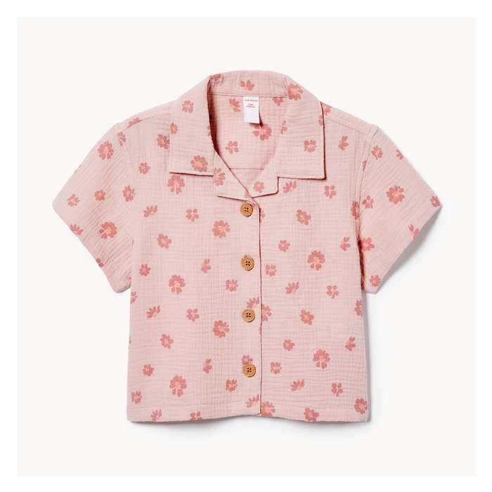 Kid Girls' Gauze Resort Shirt